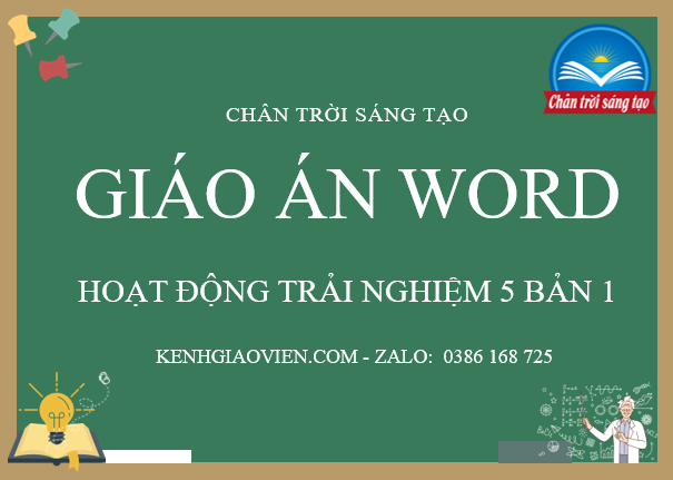 Giáo án hoạt động trải nghiệm 5 chân trời sáng tạo bản 1