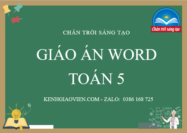 Giáo án toán 5 chân trời sáng tạo