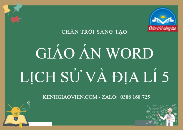 Giáo án lịch sử và địa lí 5 chân trời sáng tạo