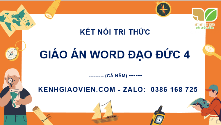 Giáo án đạo đức 4 kết nối tri thức đủ cả năm