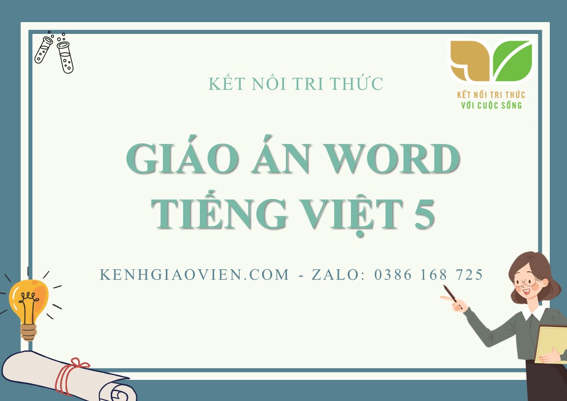 Giáo án tiếng Việt 5 kết nối tri thức