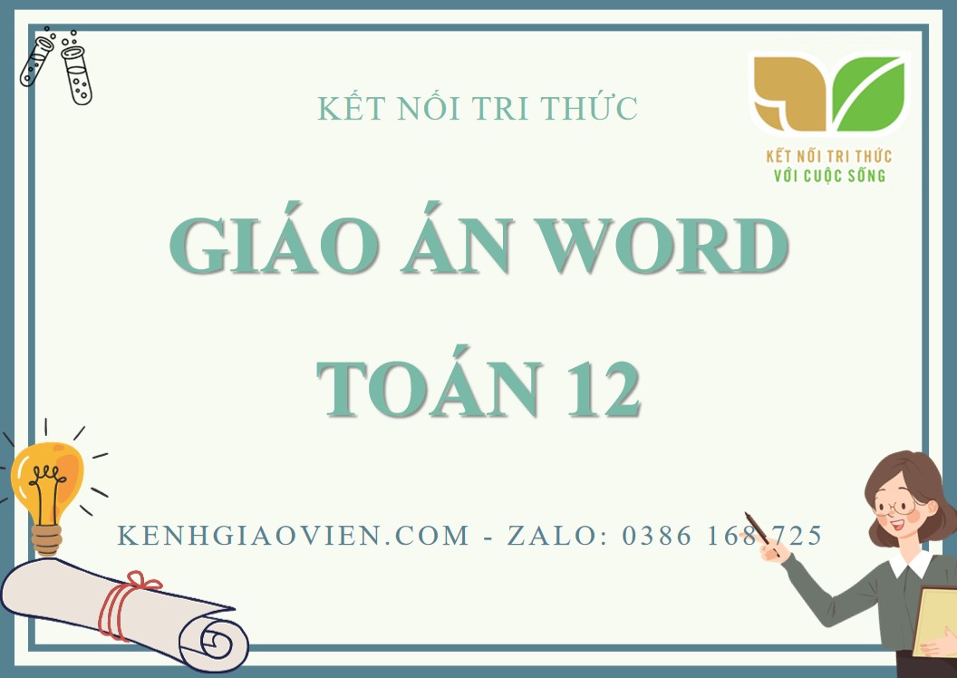 Giáo án toán 12 kết nối tri thức