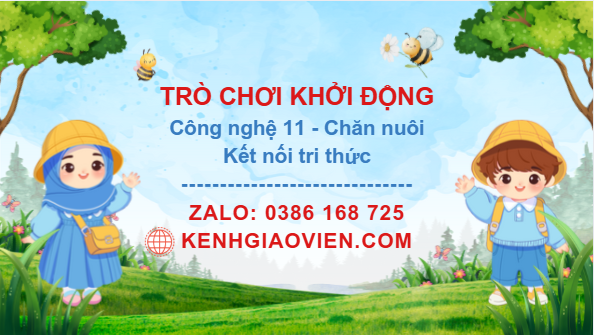 Trò chơi khởi động Công nghệ 11 Chăn nuôi Kết nối tri thức