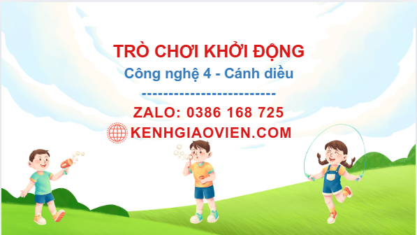 Trò chơi khởi động Công nghệ 4 cánh diều