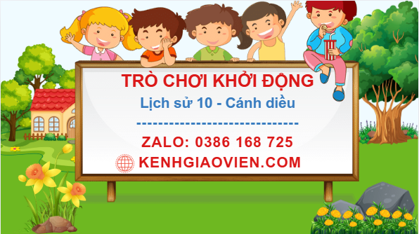 Trò chơi khởi động Lịch sử 10 cánh diều