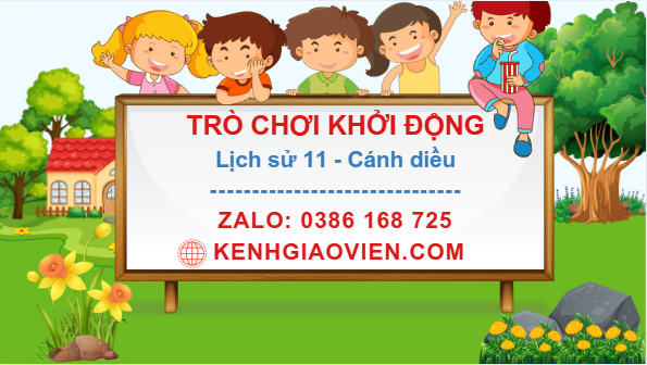 Trò chơi khởi động Lịch sử 11 cánh diều