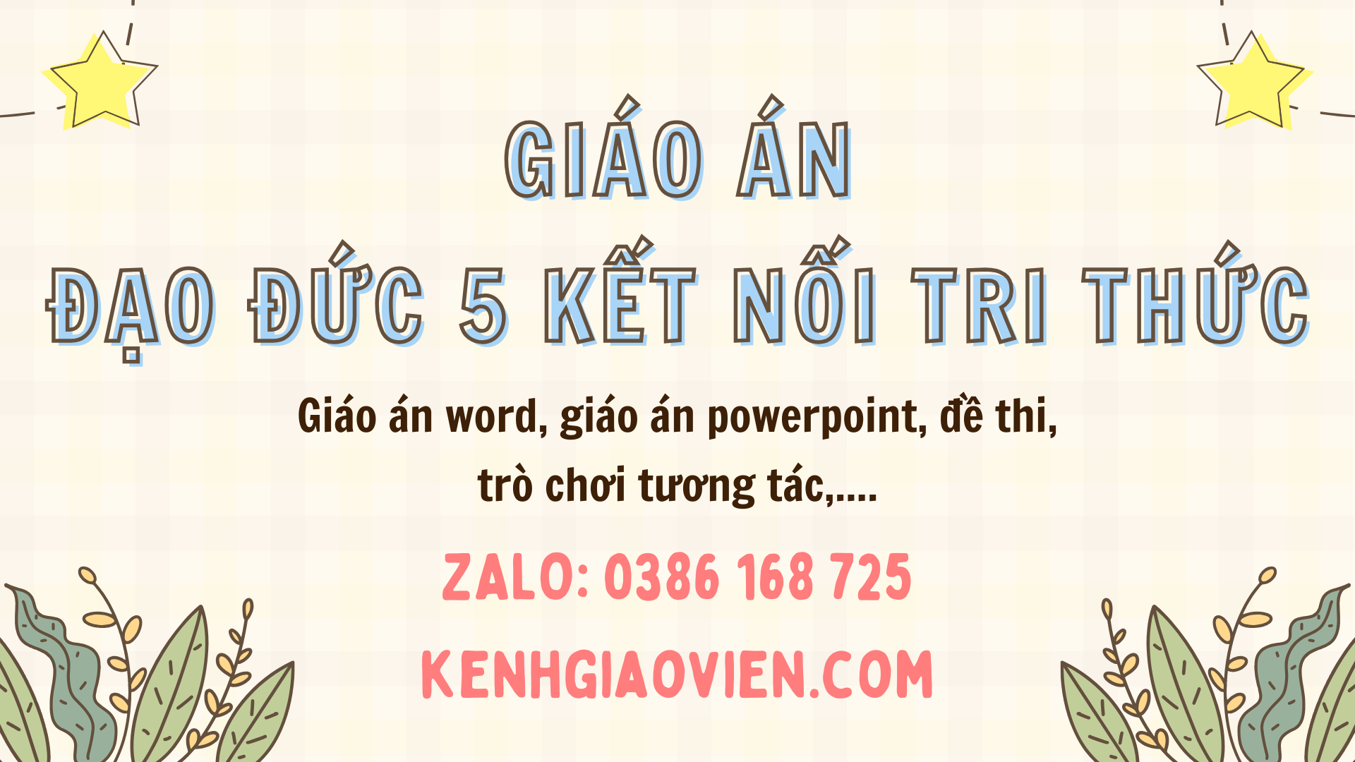 Link tải giáo án đạo đức 5 kết nối tri thức 2025