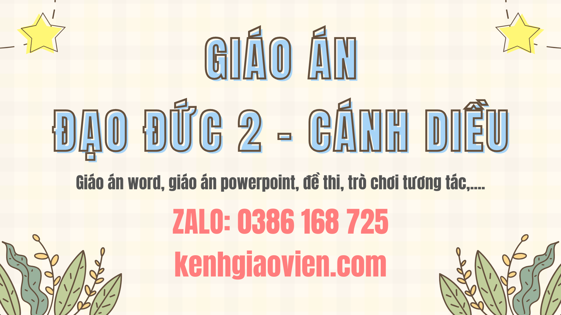 Link tải giáo án đạo đức 2 cánh diều 2025