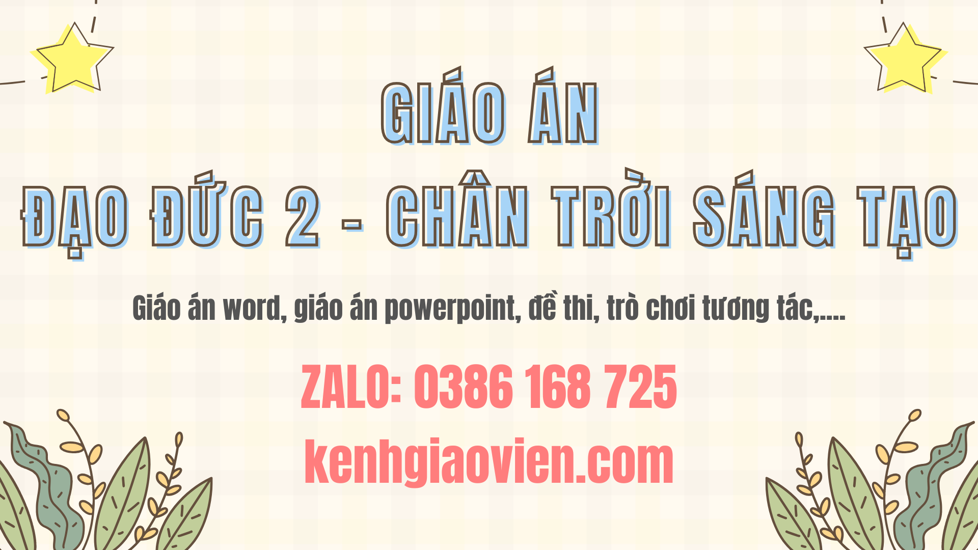 Link tải giáo án đạo đức 2 chân trời sáng tạo 2025