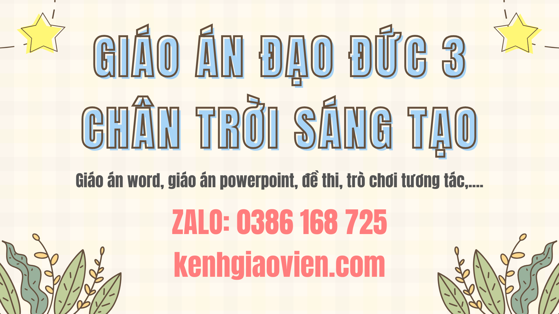 Link tải giáo án đạo đức 3 chân trời sáng tạo 2025
