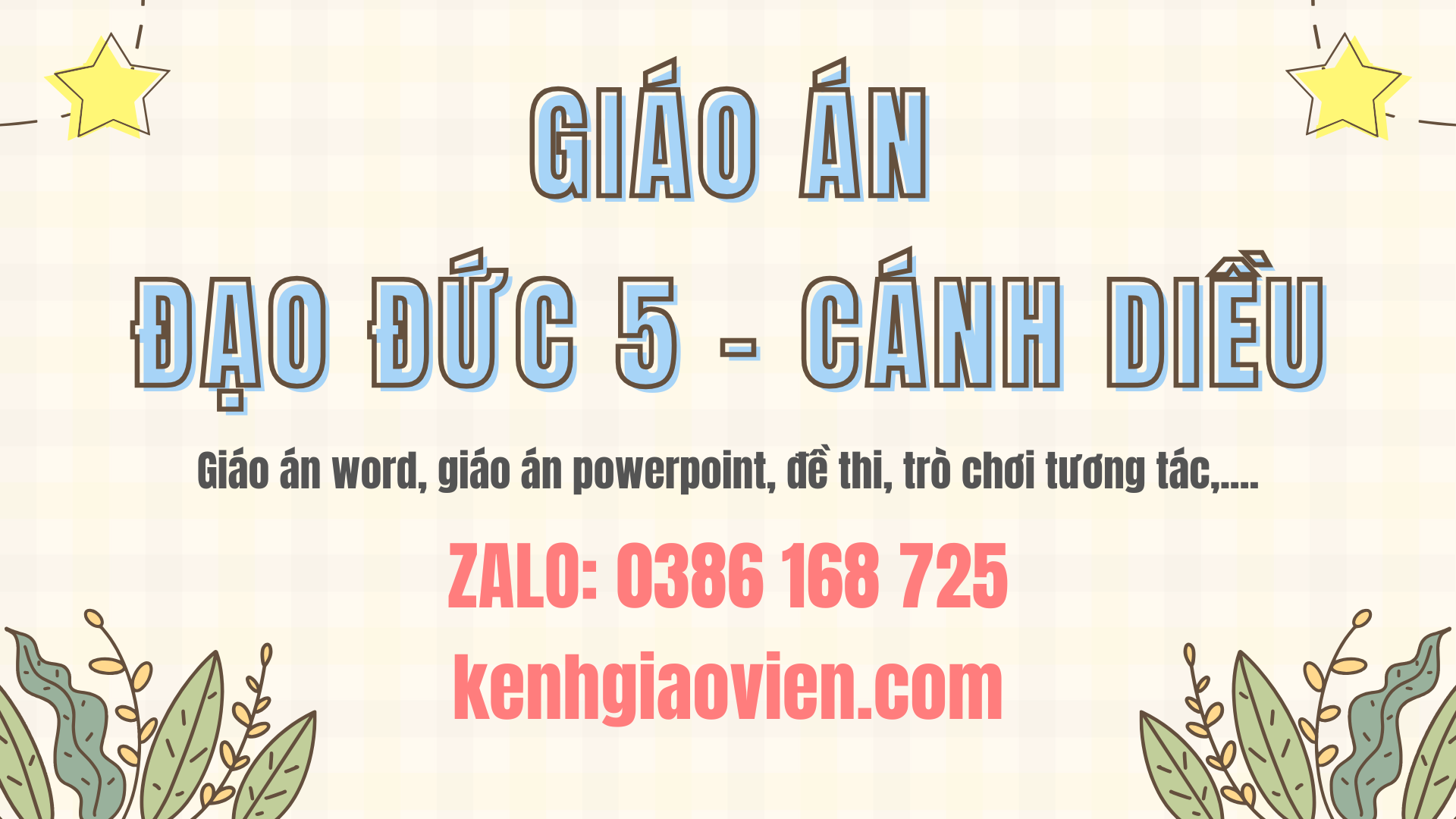 Link tải giáo án đạo đức 5 cánh diều 2025