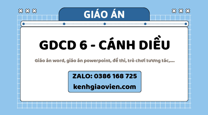 Link tải giáo án giáo dục công dân 6 cánh diều 2025