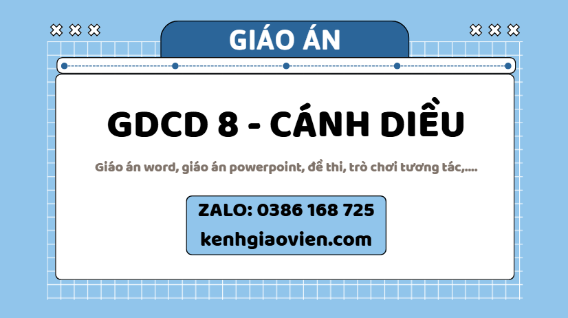 Link tải giáo án giáo dục công dân 8 cánh diều 2025
