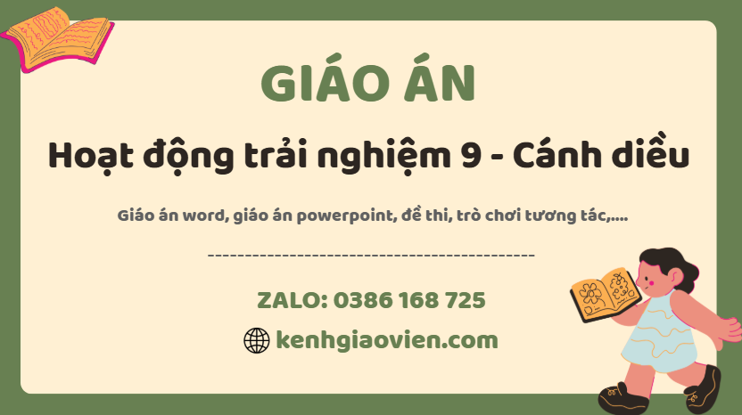 Link tải giáo án hoạt động trải nghiệm 9 cánh diều 2025
