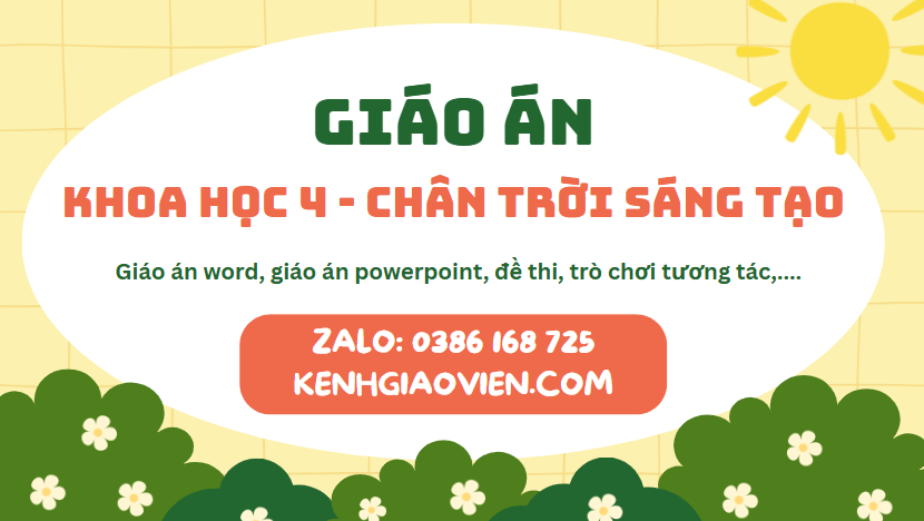 Link tải giáo khoa học 4 chân trời sáng tạo 2025