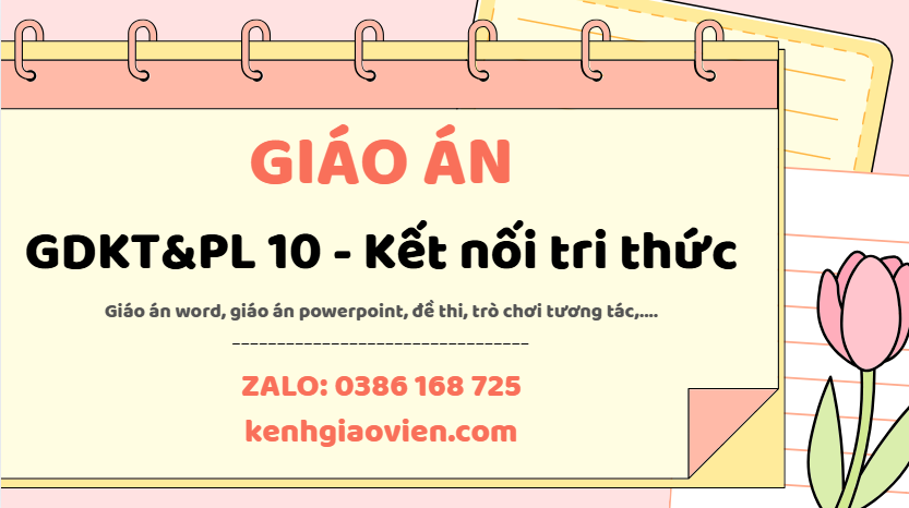 Link tải giáo án kinh tế pháp luật 10 kết nối tri thức 2025