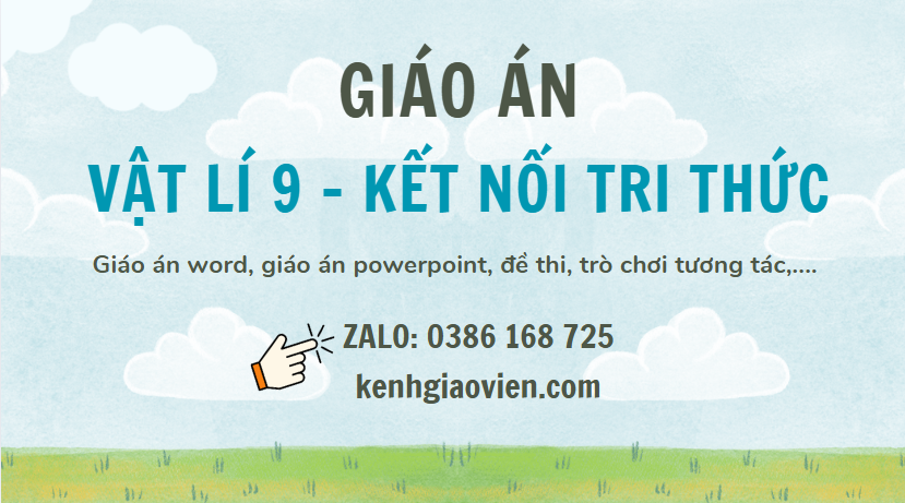 Link tải giáo án vật lí 9 kết nối tri thức 2025