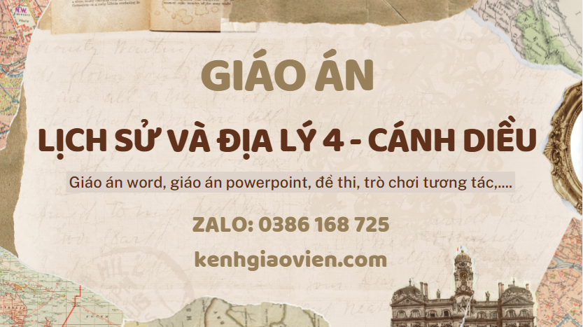 Link tải giáo án lịch sử và địa lí 4 cánh diều 2025