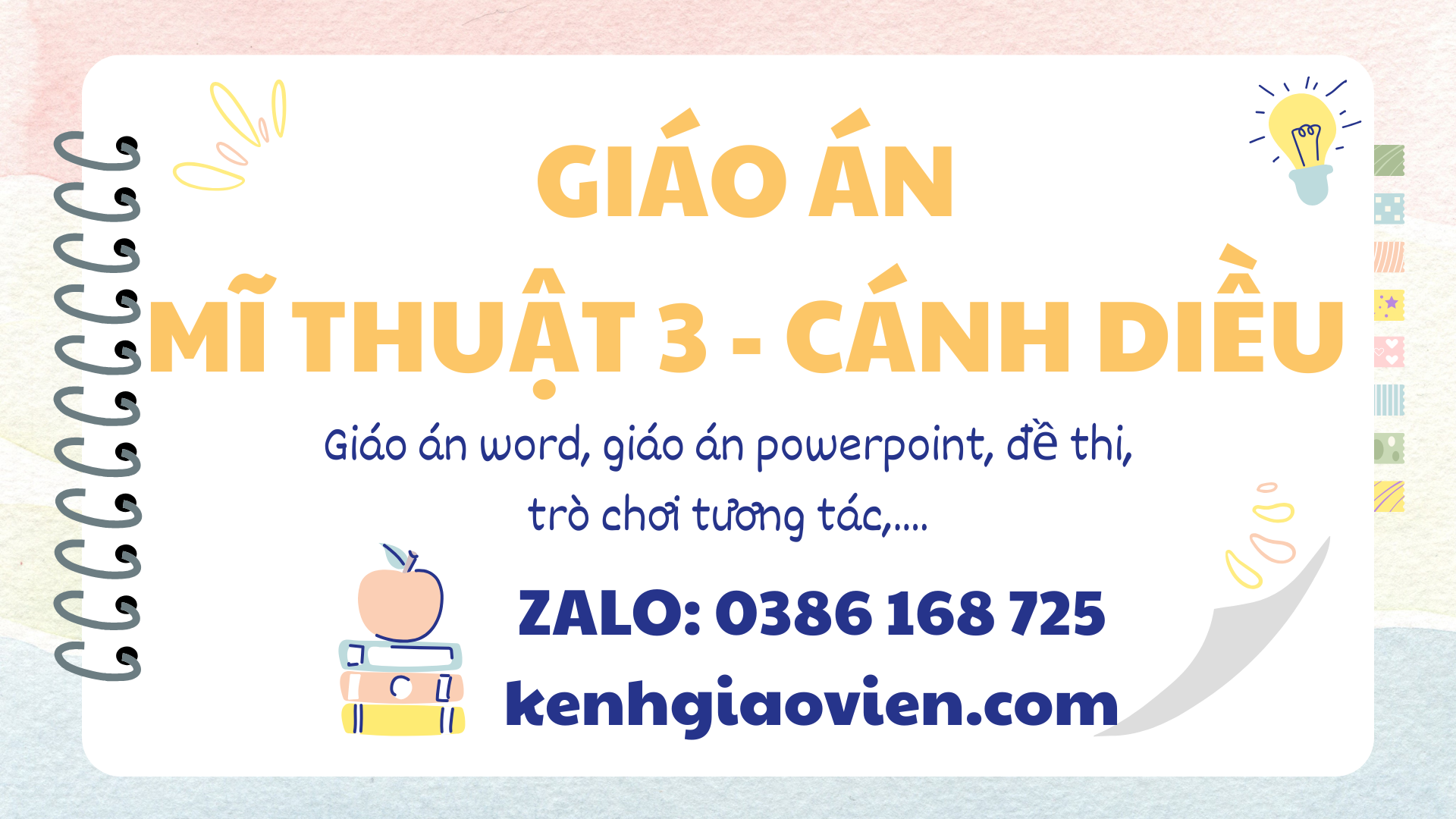 Link tải giáo án mĩ thuật 3 cánh diều 2025