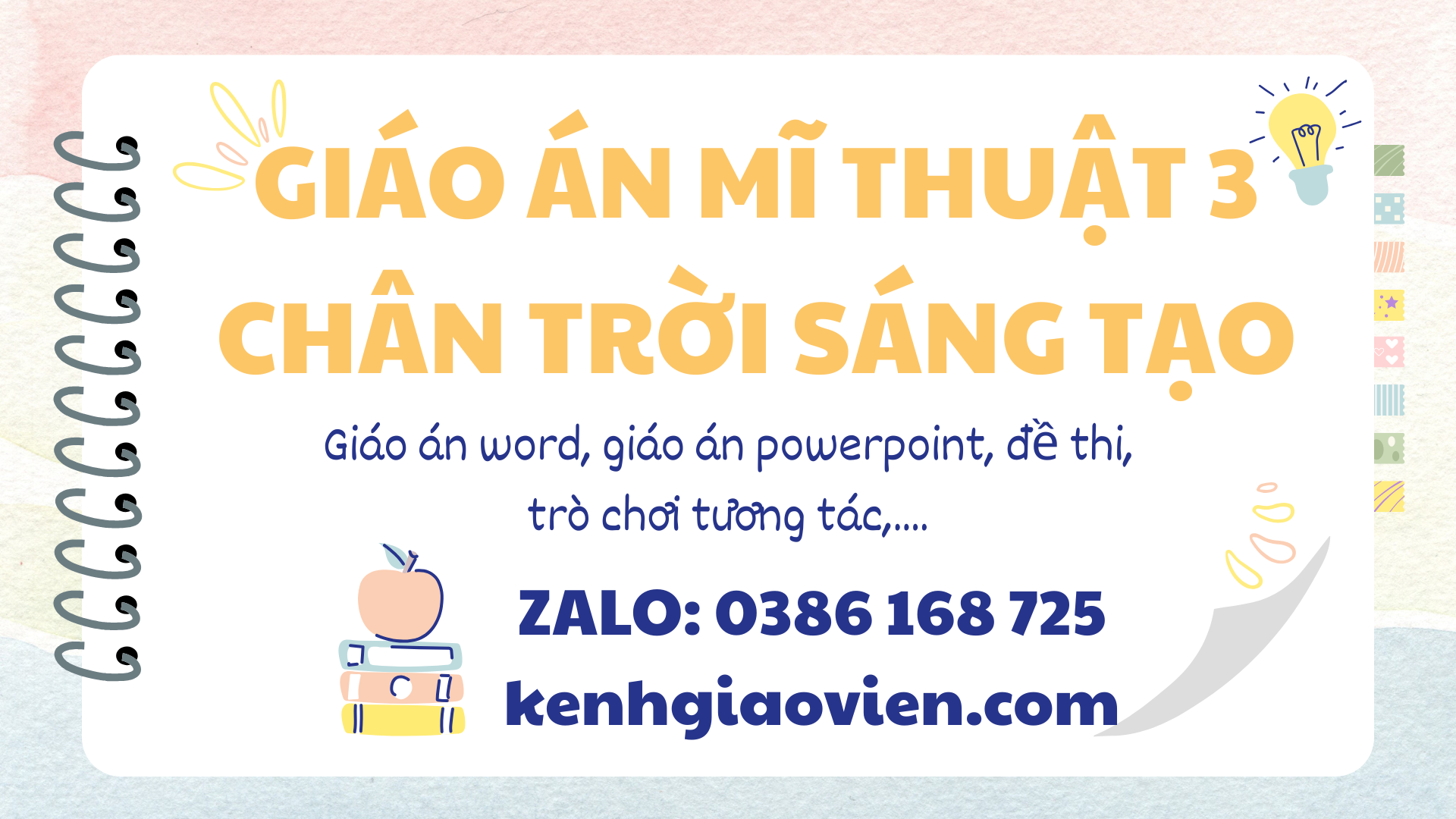 Link tải giáo án mĩ thuật 3 chân trời sáng tạo bản 2 2025