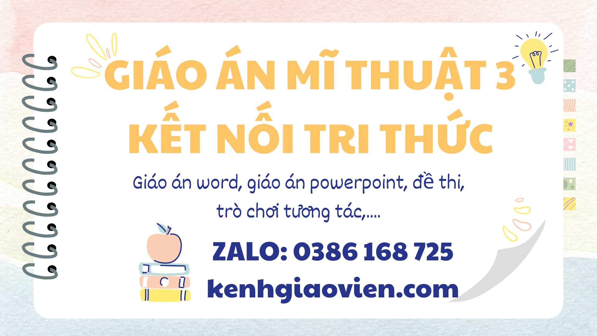 Link tải giáo án mĩ thuật 3 kết nối tri thức 2025