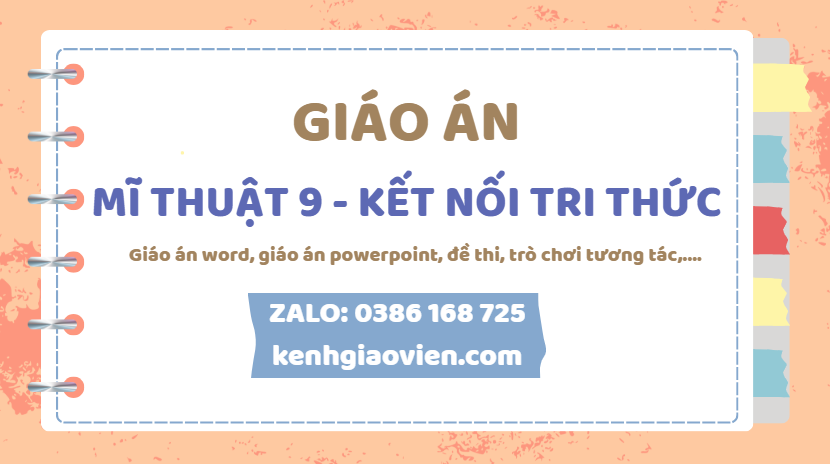 Link tải giáo án mĩ thuật 9 kết nối tri thức 2025