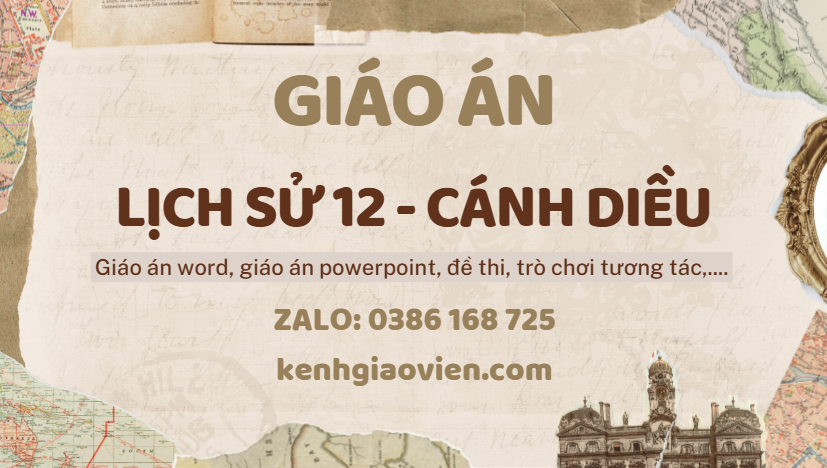 Link tải giáo án lịch sử 12 cánh diều 2025