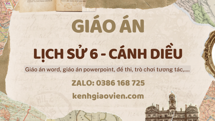 Link tải giáo án lịch sử 6 cánh diều 2025