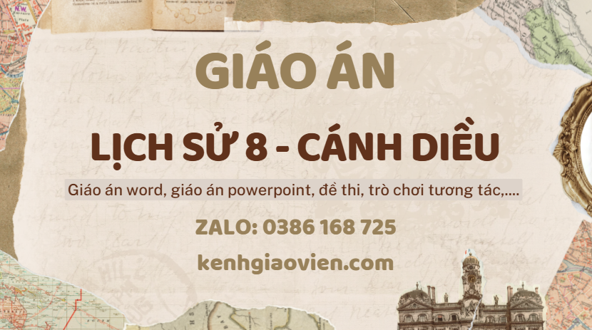 Link tải giáo án lịch sử 8 cánh diều 2025