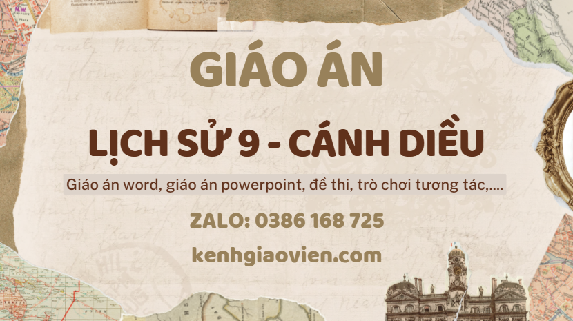 Link tải giáo án lịch sử 9 cánh diều 2025
