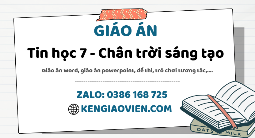 Link tải giáo án tin học 7 chân trời sáng tạo 2025