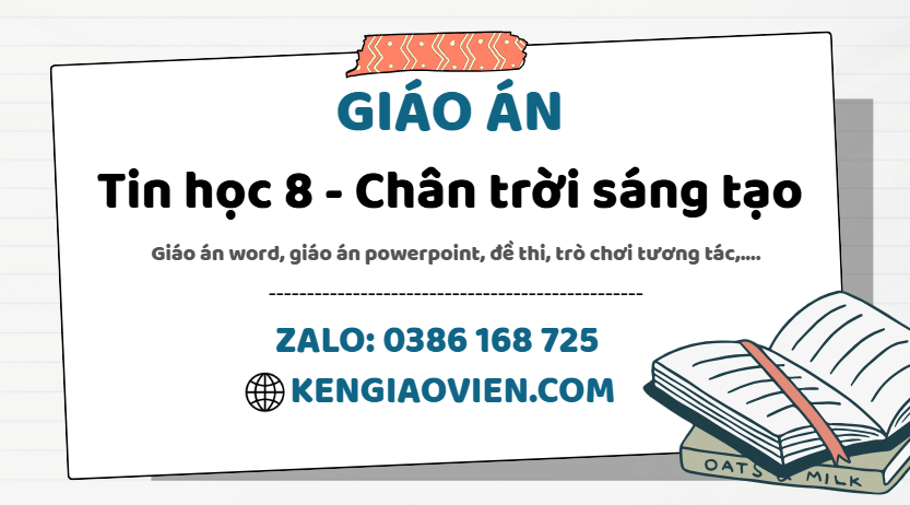 Link tải giáo án tin học 8 chân trời sáng tạo 2025