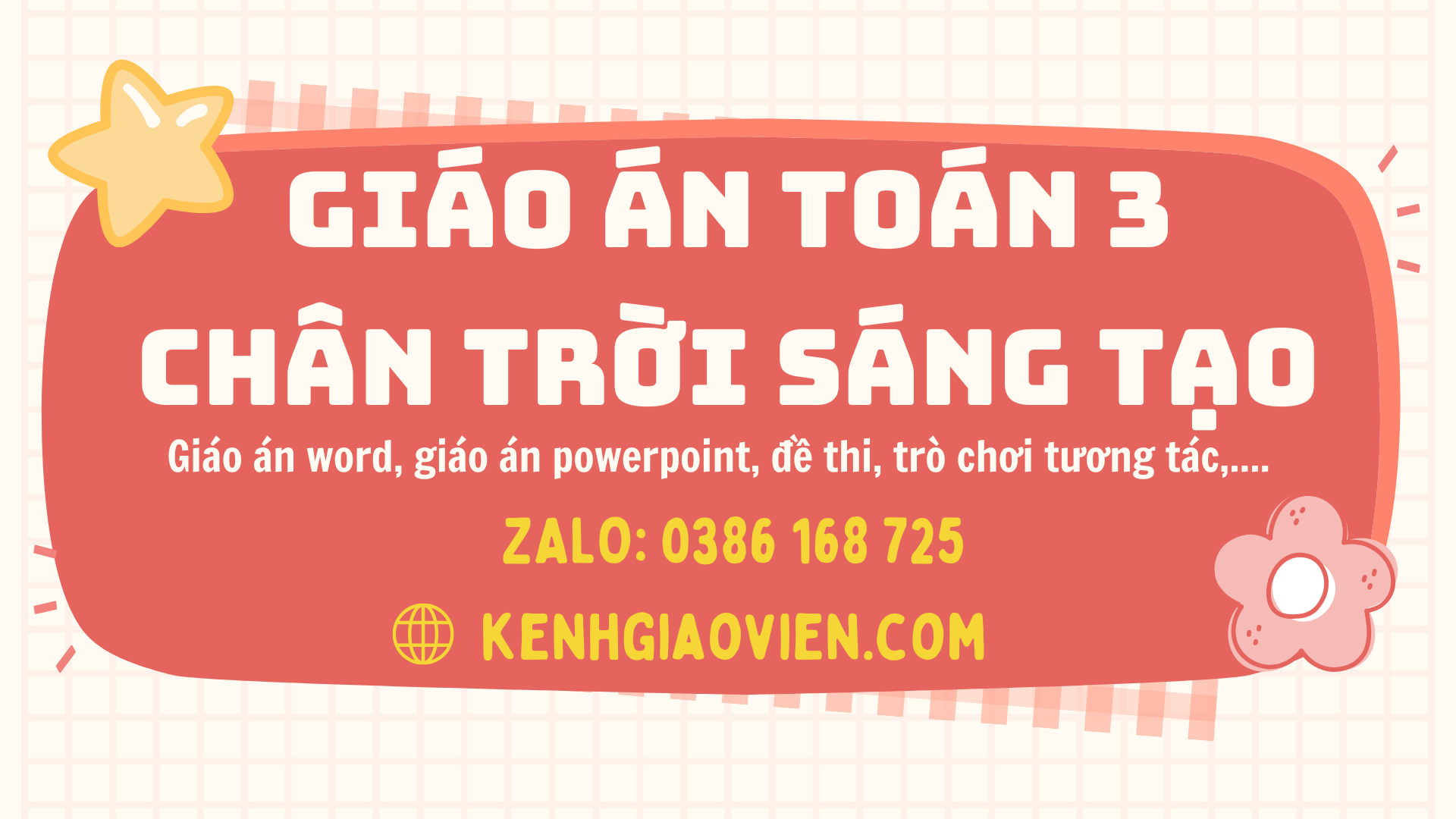 Link tải giáo án toán 3 chân trời sáng tạo 2025