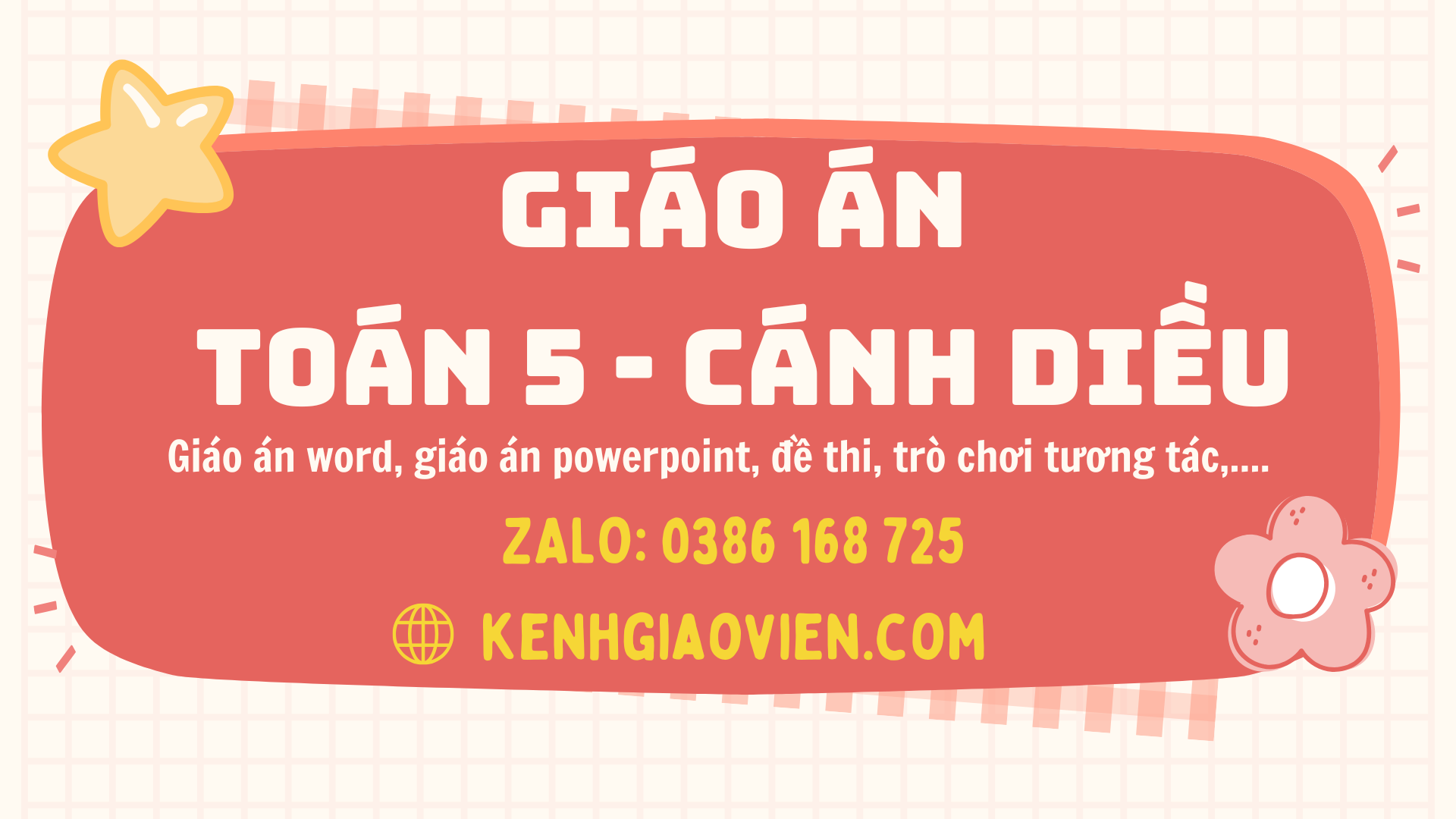 Link tải giáo án toán 5 cánh diều 2025
