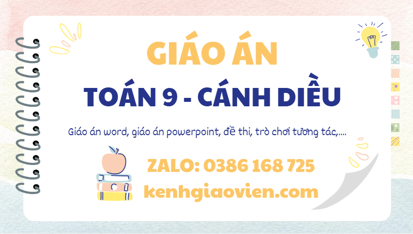 Link tải giáo án toán 9 cánh diều 2025