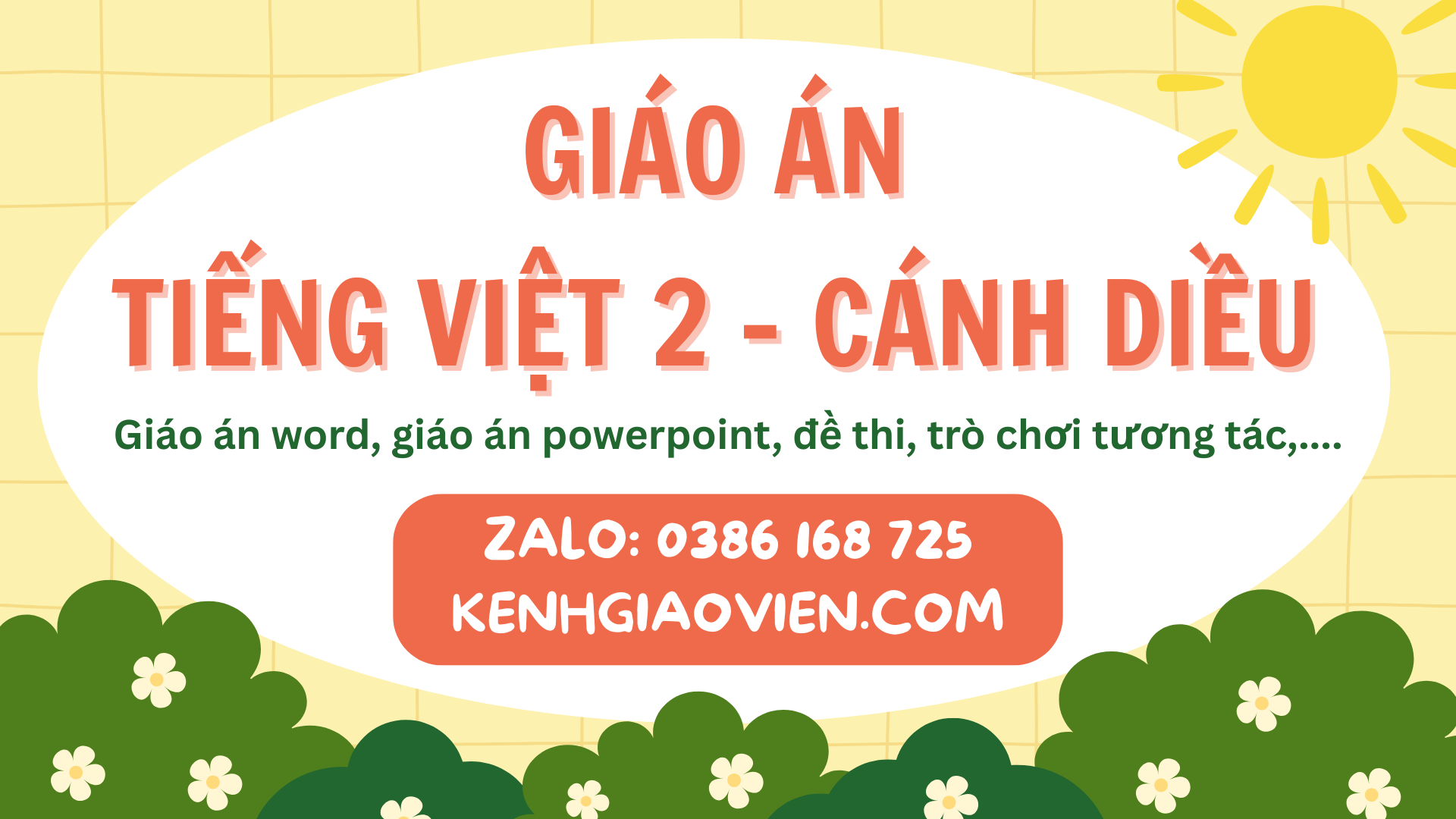 Link tải giáo án tiếng việt 2 cánh diều 2025