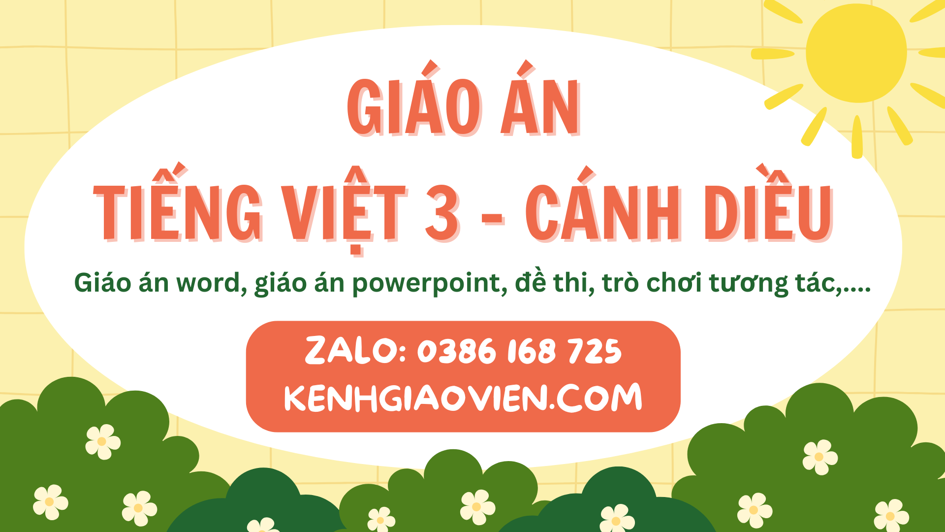Link tải giáo án tiếng việt 3 cánh diều 2025