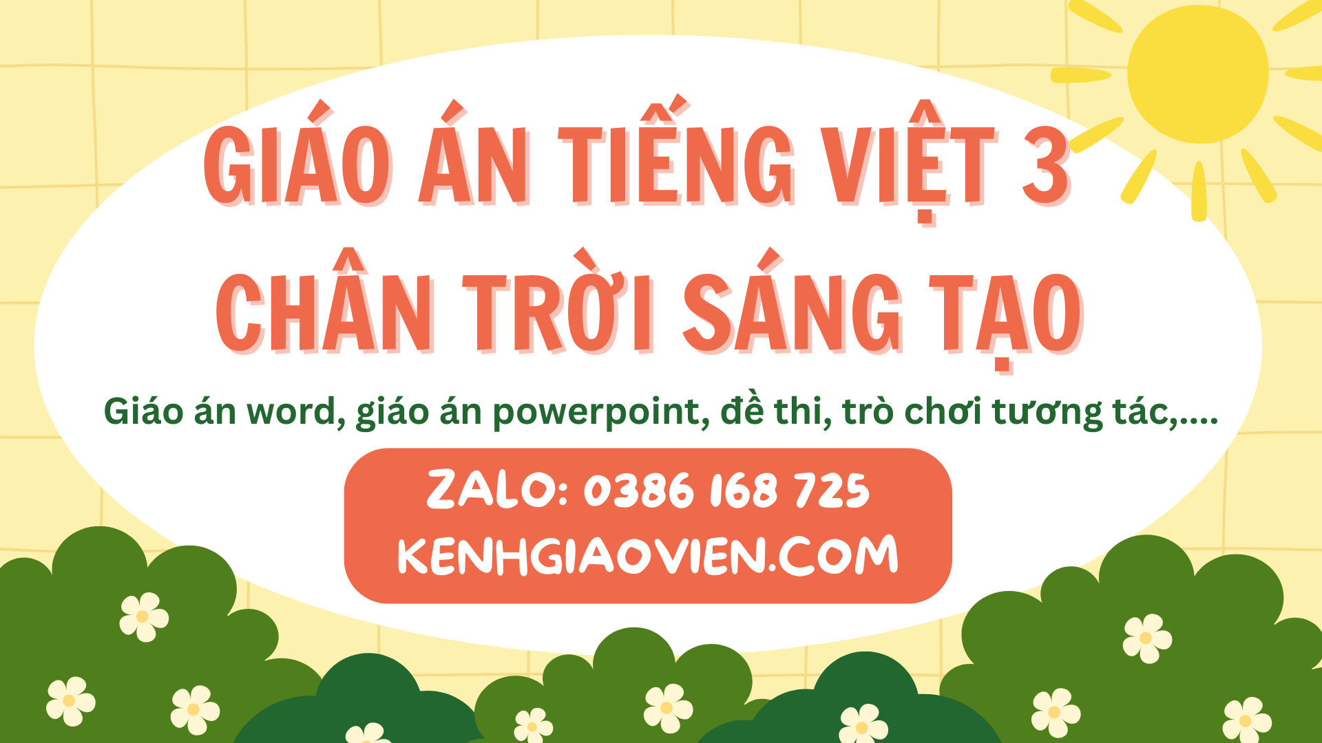 Link tải giáo án tiếng việt 3 chân trời sáng tạo 2025