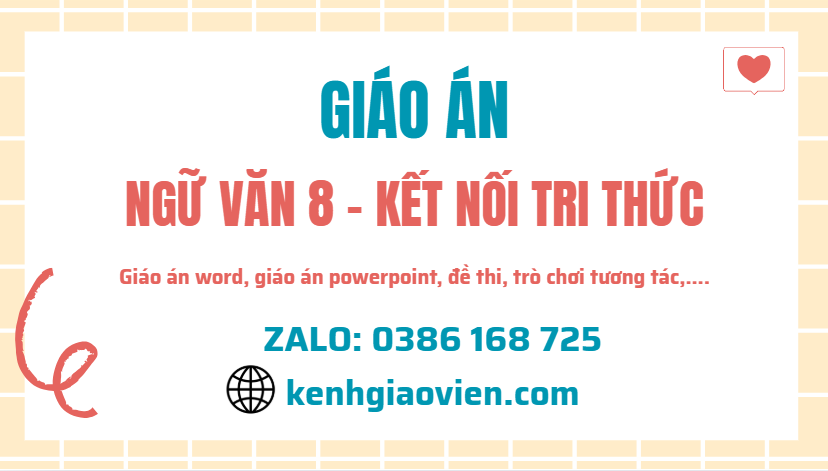 Link tải giáo án ngữ văn 8 kết nối tri thức 2025