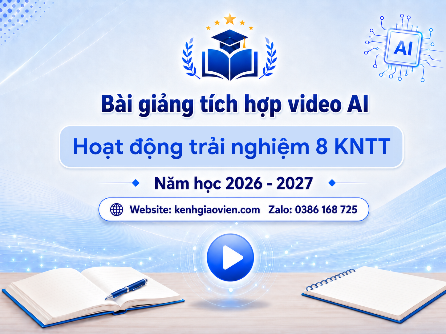 Giáo án điện tử Hoạt động trải nghiệm hướng nghiệp 8 kết nối tri thức (Tích hợp video AI)