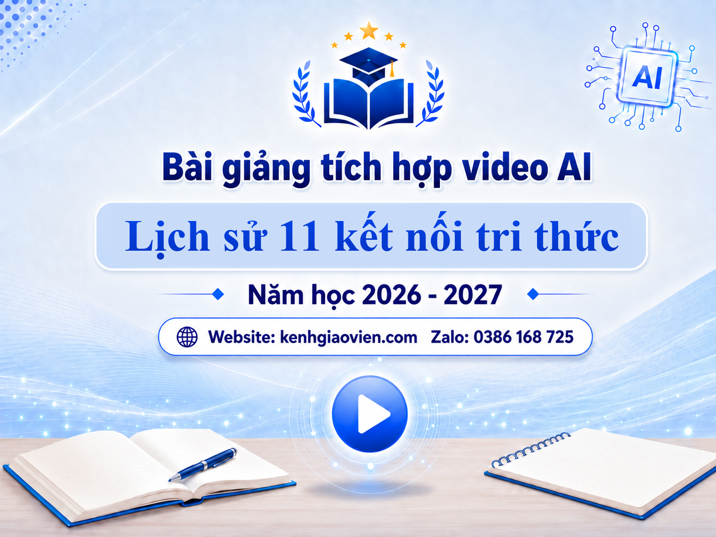 Giáo án điện tử Lịch sử 11 kết nối tri thức (Tích hợp video AI)