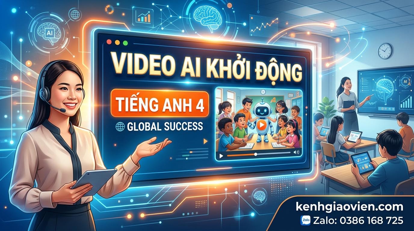 Video AI khởi động Tiếng Anh 4 Global Success