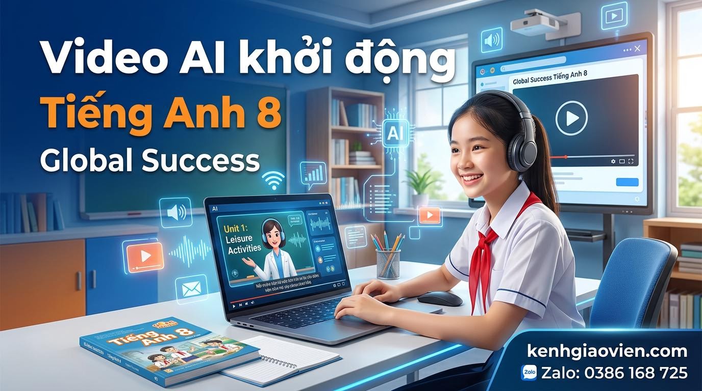 Video AI khởi động Tiếng Anh 8 Global Success