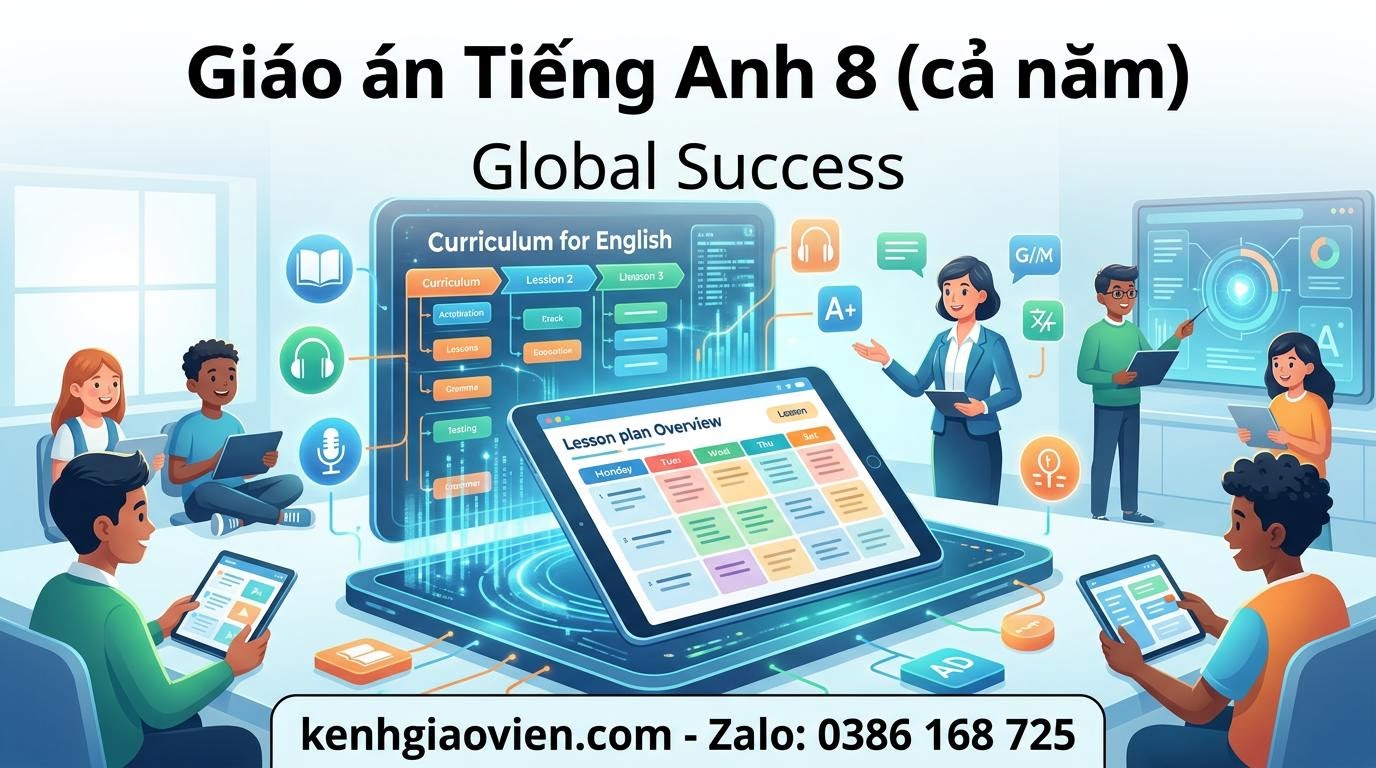 Giáo án Tiếng Anh 8 Global Success cả năm