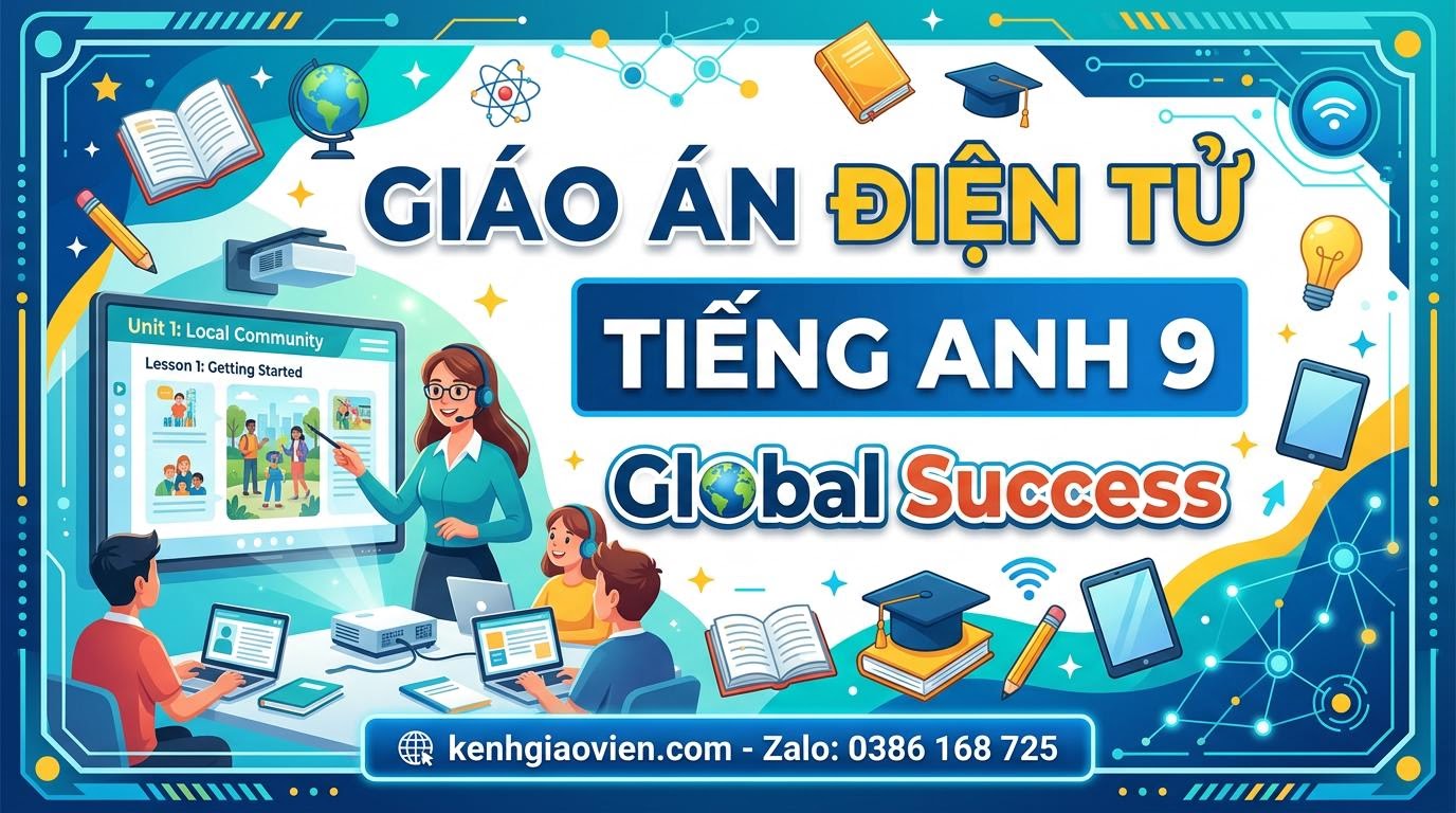 Giáo án điện tử Tiếng Anh 9 Global Success