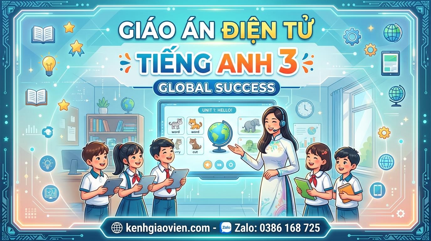 Giáo án điện tử Tiếng Anh 3 Global Success