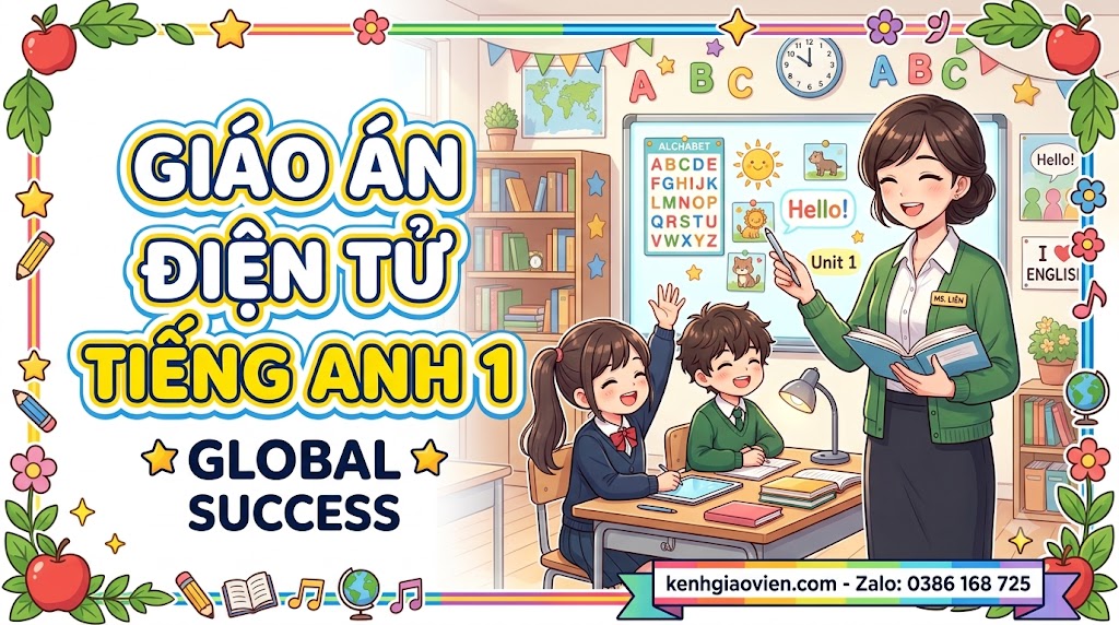 Giáo án điện tử Tiếng Anh 1 Global Success