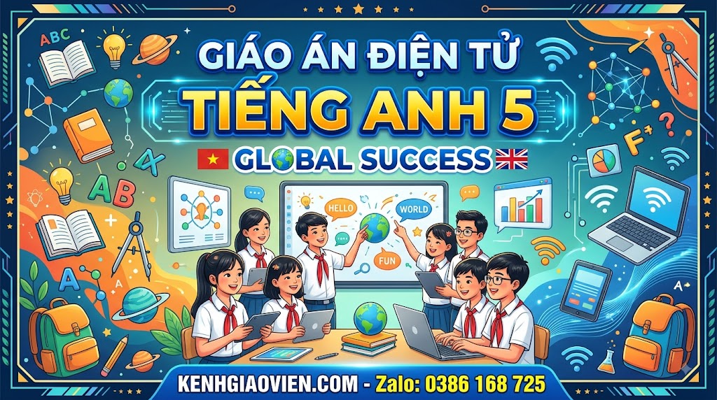 Giáo án điện tử Tiếng Anh 5 Global Success