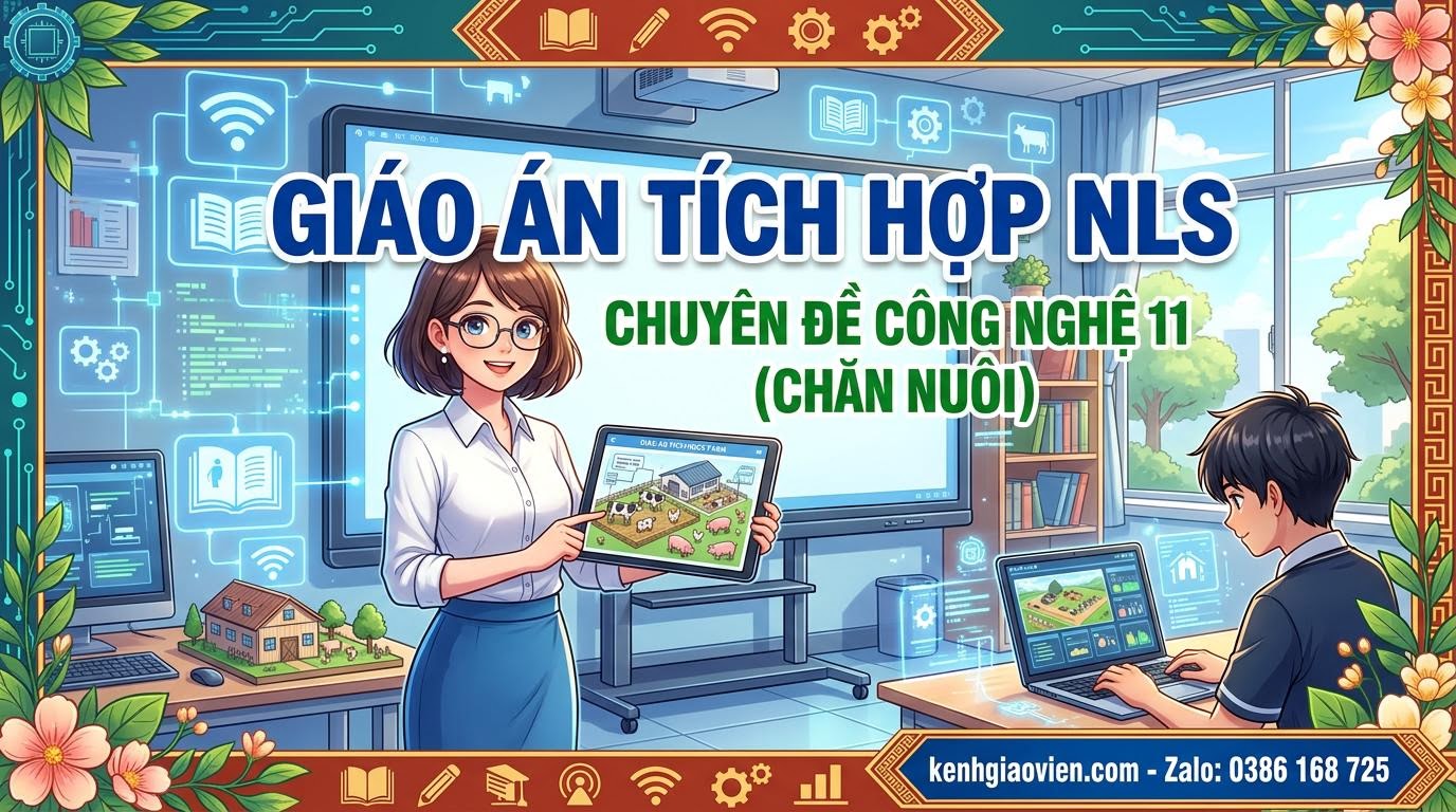 Giáo án tích hợp NLS chuyên đề Công nghệ 11 Chăn nuôi