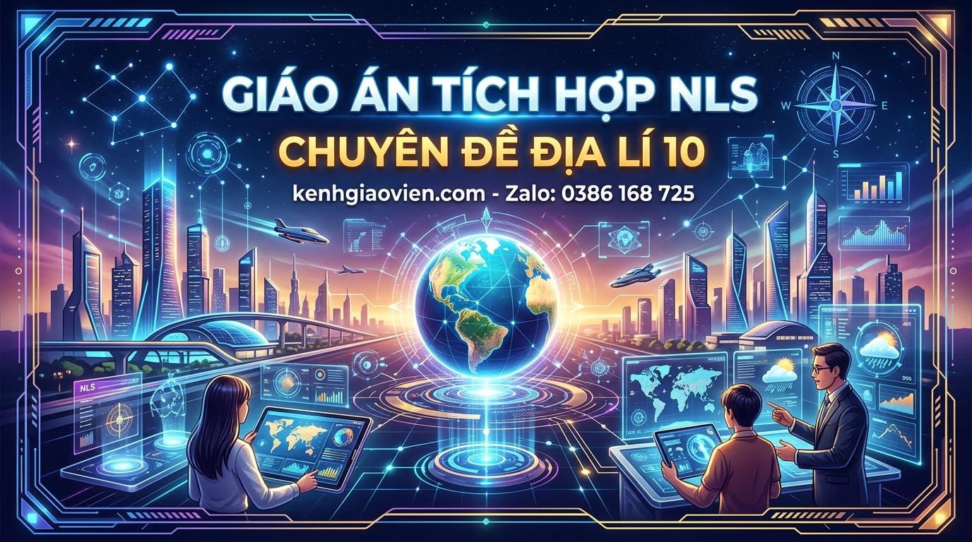 Giáo án tích hợp NLS chuyên đề Địa lí 10
